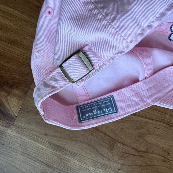 Life is good pink daisy baseball hat - Picture 2 of 4